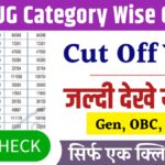 NEET UG Category Wise Cut Off